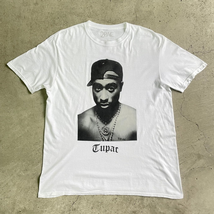 2PAC フォトプリント ラップTシャツ メンズL | Vintage.City