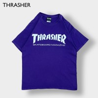 【THRASHER】ロゴ プリント Tシャツ スラッシャー スケボー ボード M パープル 半袖 夏物 US古着 | Vintage.City 古着屋、古着コーデ情報を発信