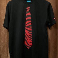 MADE IN JAPAN製 SWAGGAR 2007年モデル ネクタイ柄プリントTシャツ ブラック Mサイズ | Vintage.City 古着屋、古着コーデ情報を発信