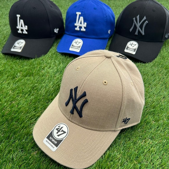 新品】47 MLB ニューヨークヤンキース キャップ 刺繍ロゴ 古着 古着屋