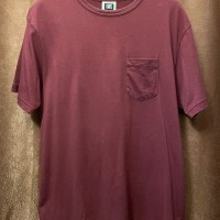 MADE IN JAPAN製 SWAGGER ポケット付きバックプリントTシャツ ワイン Lサイズ | Vintage.City 古着屋、古着コーデ情報を発信