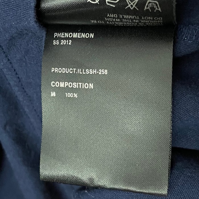 MADE IN JAPAN製 PHENOMENON 2012年SSモデル 家紋ワッペン付きTシャツ ネイビー M/38サイズ | Vintage.City 古着屋、古着コーデ情報を発信