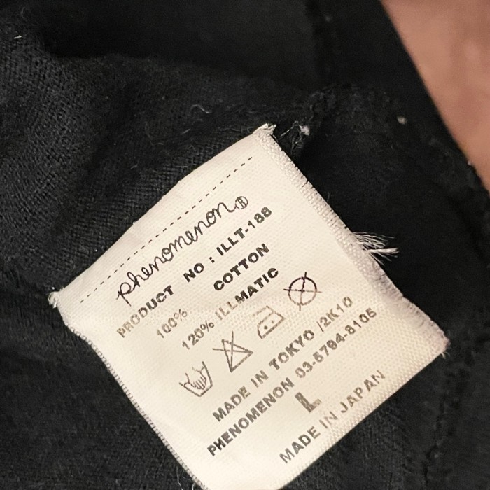 MADE IN JAPAN製 PHENOMENON 2010年モデル プリントTシャツ ブラック Lサイズ | Vintage.City 古着屋、古着コーデ情報を発信
