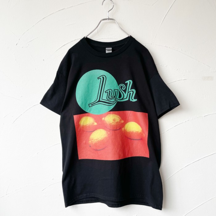 Lush printed T-shirt ラッシュ バンドTシャツ | Vintage.City