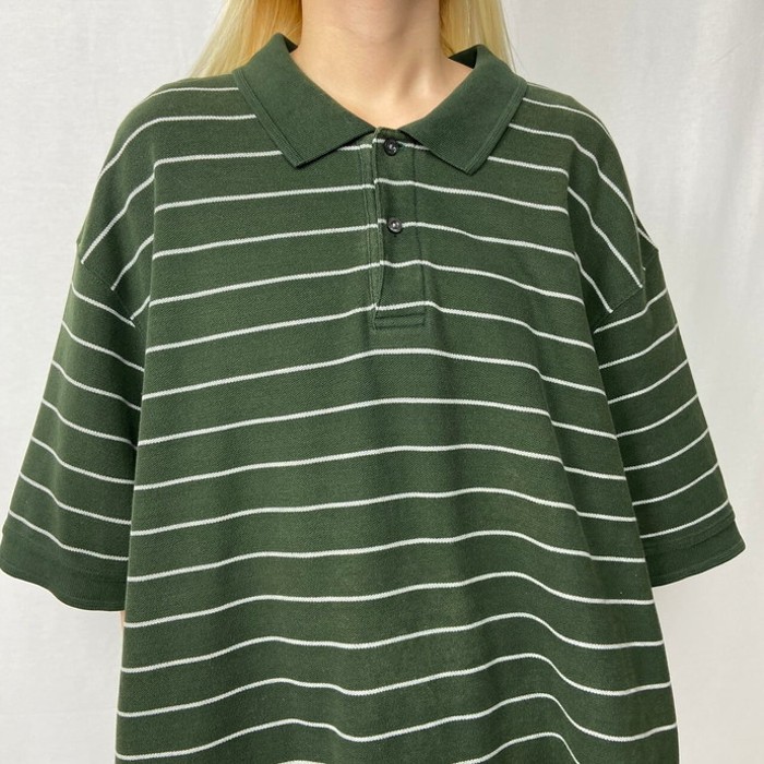 ビッグサイズ L.L.Bean エルエルビーン ボーダー ポロシャツ メンズ2XL | Vintage.City 빈티지숍, 빈티지 코디 정보