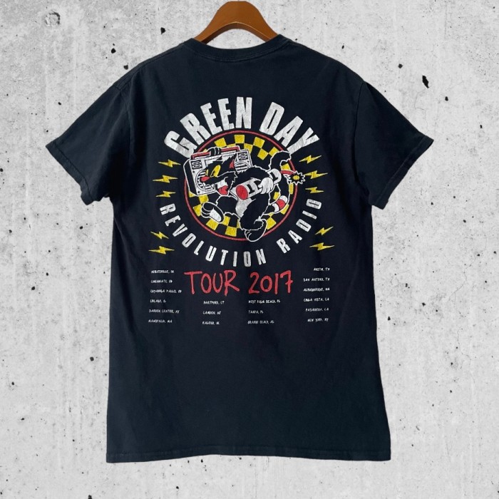 US古着 GREEN DAY グリーンデイ 2017 ツアーT バンド Tシャツ バンT | Vintage.City 빈티지숍, 빈티지 코디 정보