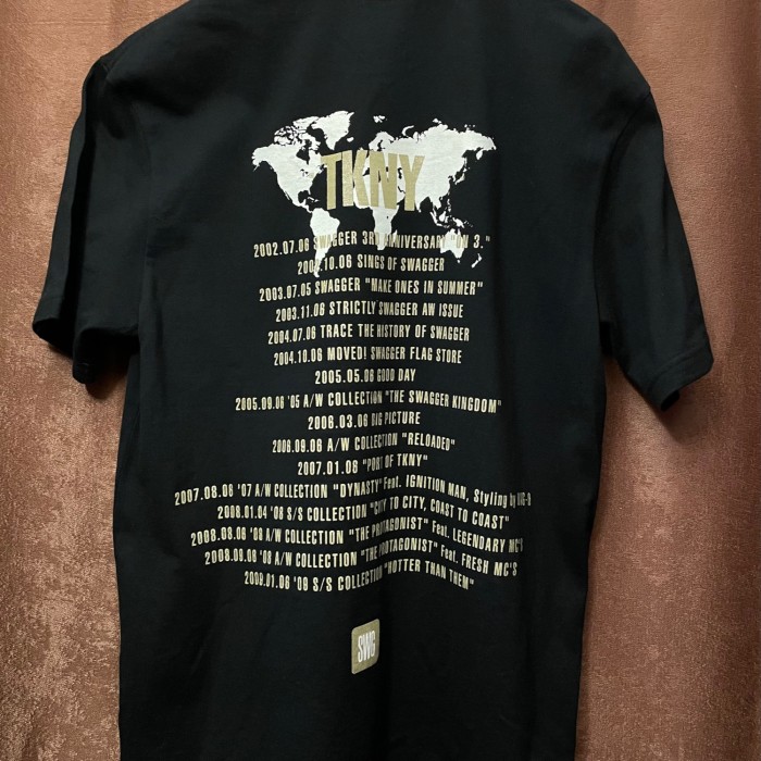レア MADE IN JAPAN製 SWAGGER 10周年記念プリントTシャツ ブラック Lサイズ | Vintage.City 古着屋、古着コーデ情報を発信
