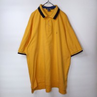 カナダ製　ノーティカ　リンガー　ポロシャツ　半袖　旧ロゴ　無地　イエロー　XL | Vintage.City 古着屋、古着コーデ情報を発信