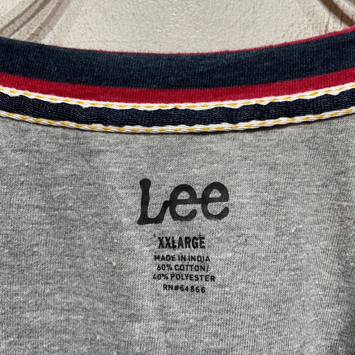 “Lee” Henley Neck Stripes Tee | Vintage.City 빈티지숍, 빈티지 코디 정보
