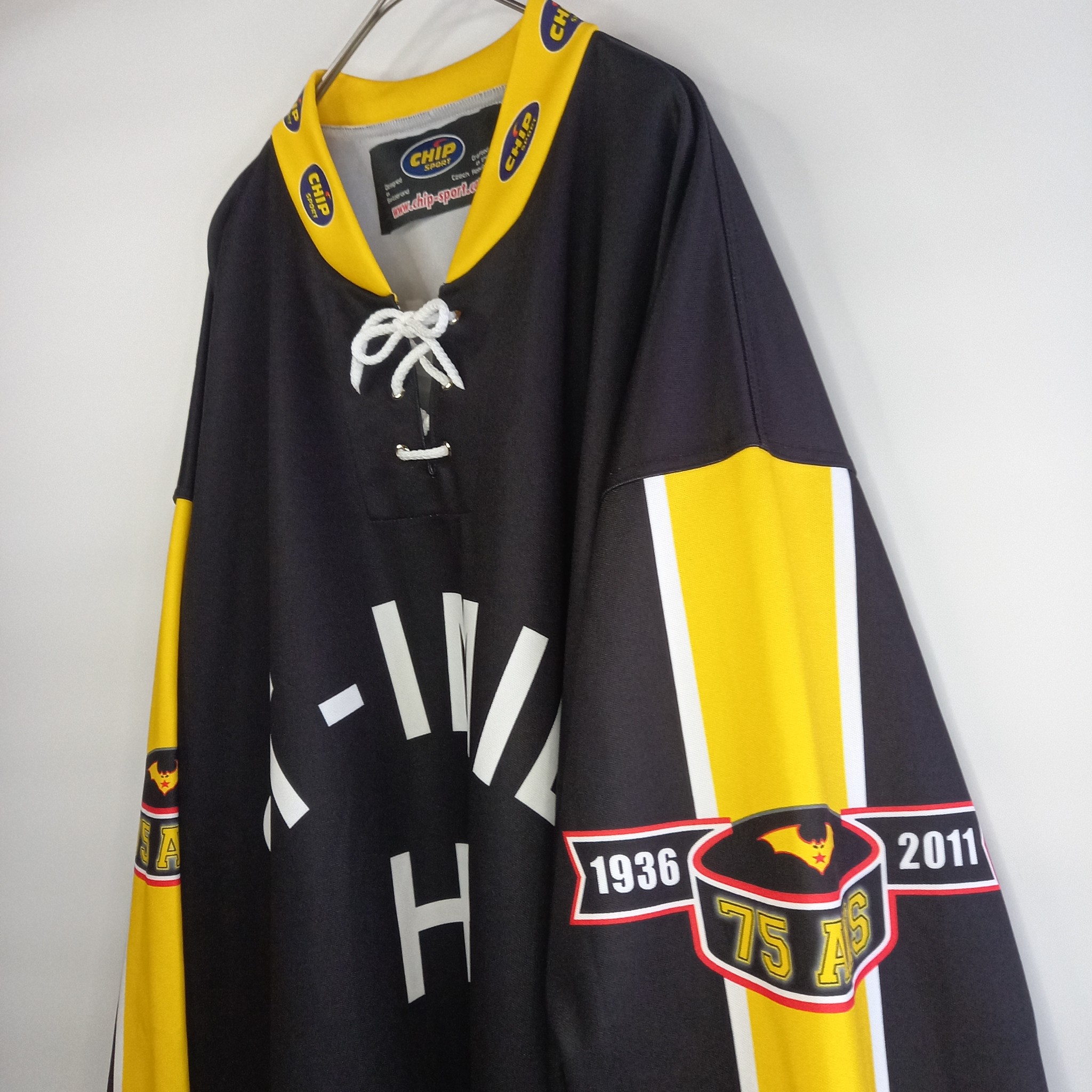 クロアチア製 CHIP SPORT ホッケーシャツ ゲームシャツ NHL ロンT XL