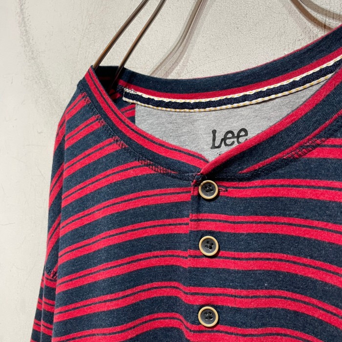 “Lee” Henley Neck Stripes Tee | Vintage.City Vintage Shops, Vintage Fashion Trends