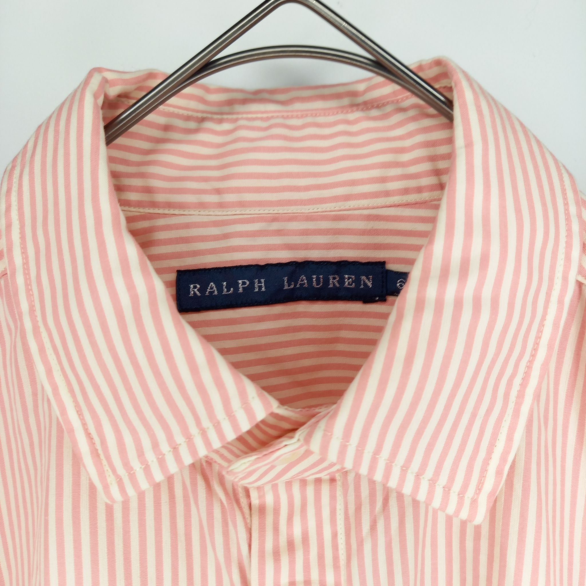 最安値 Ralph BDシャツ Lauren ストライプ Lauren ポロラルフローレン 
