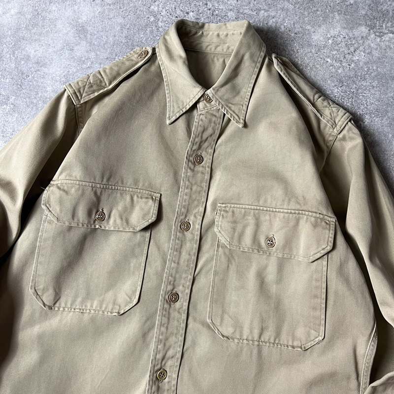 40s 50s 日本製 チェック コットン オープンカラー 半袖 シャツ M ブランドのギフト メンズ
