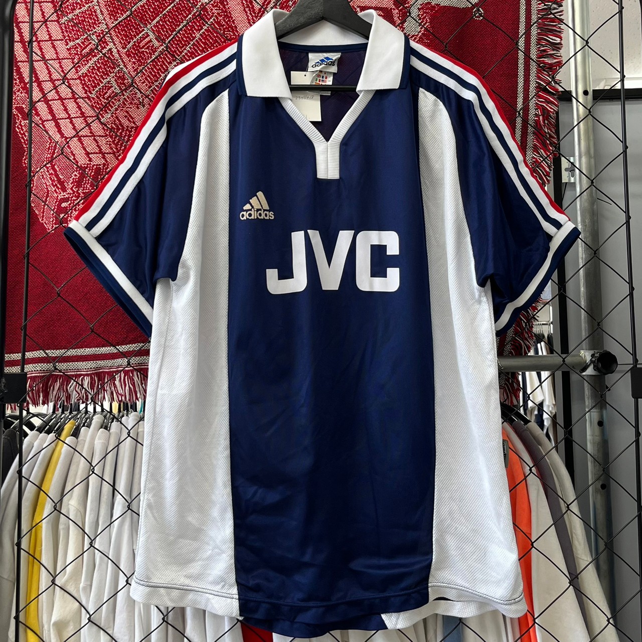 s アディダス アーセナル JVC ゲームシャツ サッカー ワンポイント