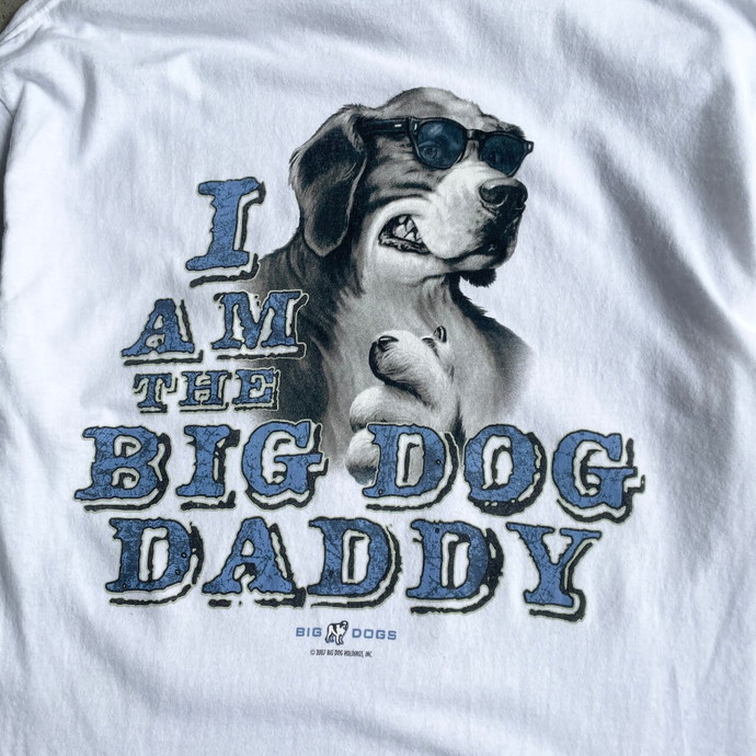 00年代 BIG DOGS ビッグドッグス アニマル バックプリントTシャツ ...