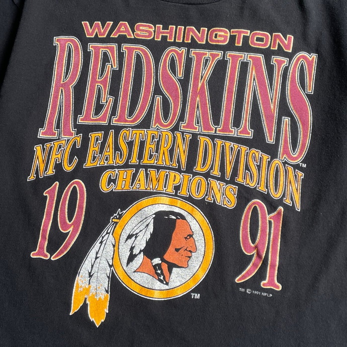 USA製 90年代 NFL ワシントン レッドスキンズ チーム プリントTシャツ