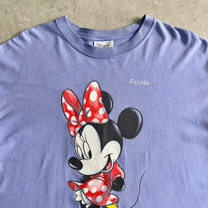 90年代 Disney ディズニー ミニーマウス プリントTシャツ キャラクターTシャツ メンズXL レディース | Vintage.City