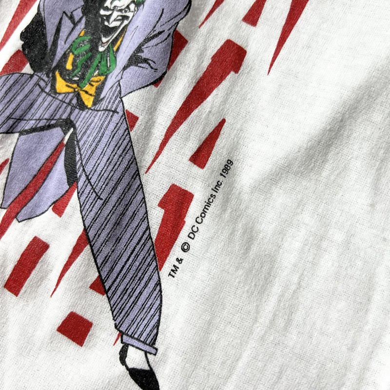 80s バットマン オフィシャル ジョーカー プリント 半袖 Tシャツ / 80 ...