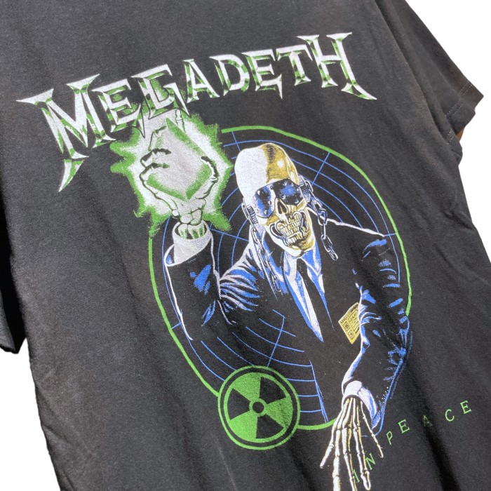 割引設定 MEGADETH メガデス バンドTシャツ 両面プリント ビッグサイズ