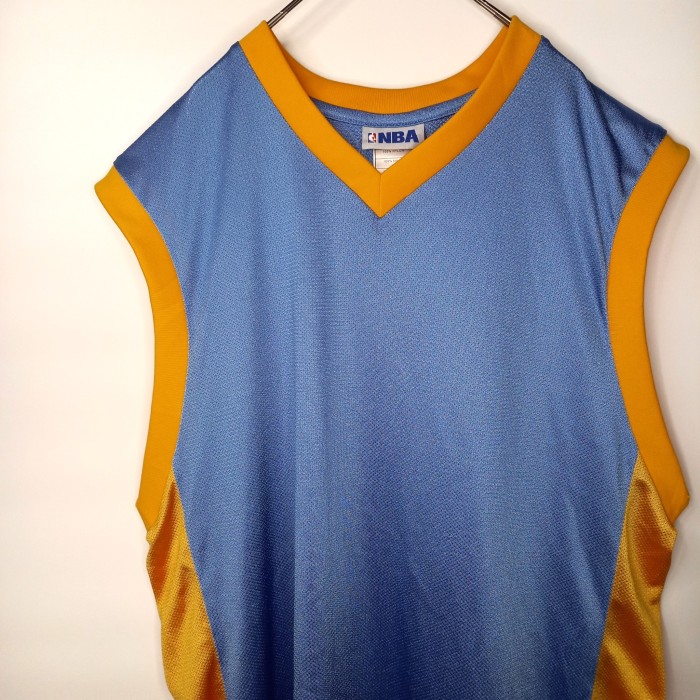 NBA　バスケットボールシャツ　ノースリーブ　タンクトップ　ゲームシャツ　水色　L | Vintage.City 빈티지숍, 빈티지 코디 정보