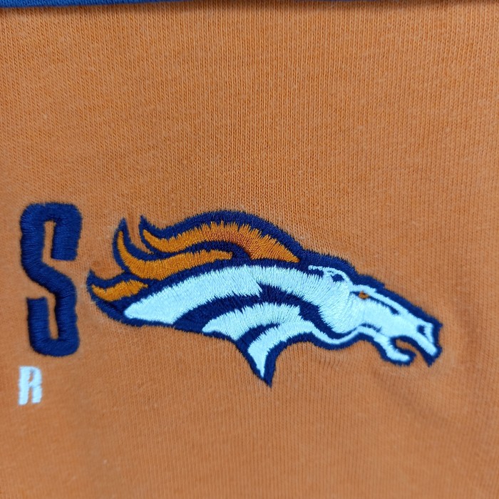 NFL　クルーネック　フットボールTシャツ　ブロンコス　刺繍ロゴ　オレンジ　L | Vintage.City 빈티지숍, 빈티지 코디 정보