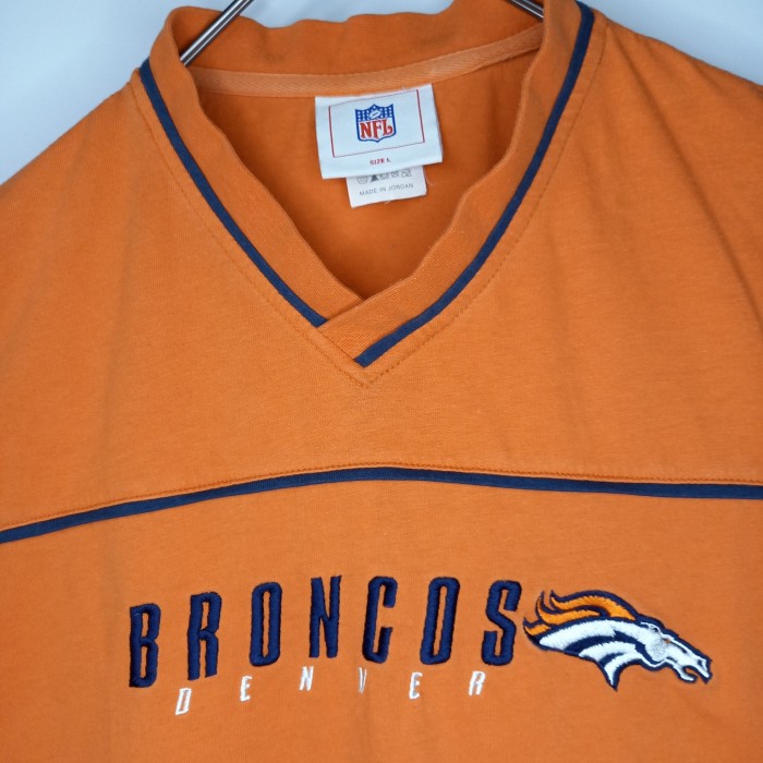 NFL　クルーネック　フットボールTシャツ　ブロンコス　刺繍ロゴ　オレンジ　L | Vintage.City Vintage Shops, Vintage Fashion Trends