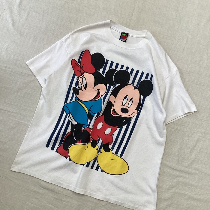 USA製 90's Disney/ディズニー ミッキーTシャツ ミニーTシャツ