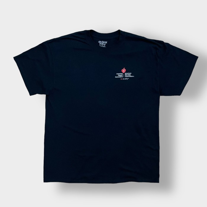 GILDAN】企業系 企業ロゴ バックプリントTシャツ ワンポイント XL
