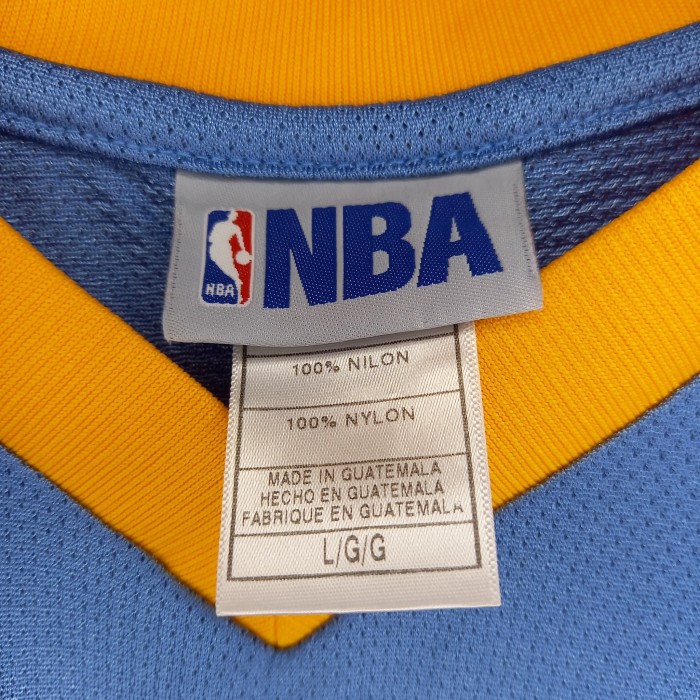 NBA　バスケットボールシャツ　ノースリーブ　タンクトップ　ゲームシャツ　水色　L | Vintage.City 古着屋、古着コーデ情報を発信