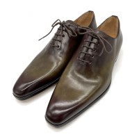 MAGNANNI SELECCION マグナーニ ホールカットシューズ 革靴 ブラウン系グラデーション 41(約25.5cm〜約26.0cm) メンズ | Vintage.City 古着屋、古着コーデ情報を発信