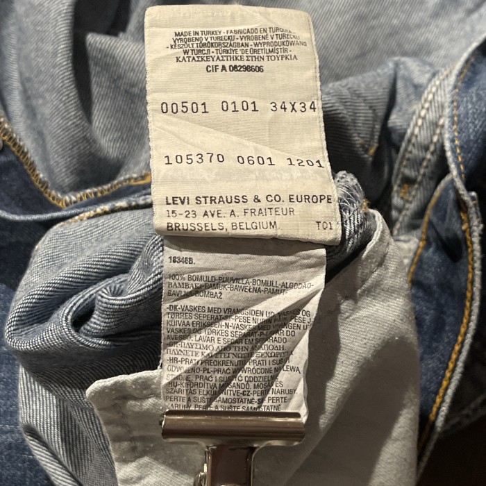 00s  Levi's 501 ユーロリーバイス デニム　カットオフ　ショートパンツ　W34 ハーフパンツ　C101 | Vintage.City 古着屋、古着コーデ情報を発信