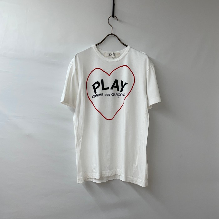 Play Comme des Garçons Tee Tシャツ シングルステッチ | Vintage.City