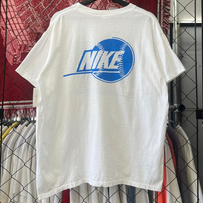 90s USA製 ナイキ NIKE ベースボール 半袖Tシャツ シングルステッチ ...