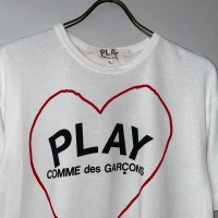 Play Comme des Garçons Tee Tシャツ　シングルステッチ | Vintage.City 빈티지숍, 빈티지 코디 정보