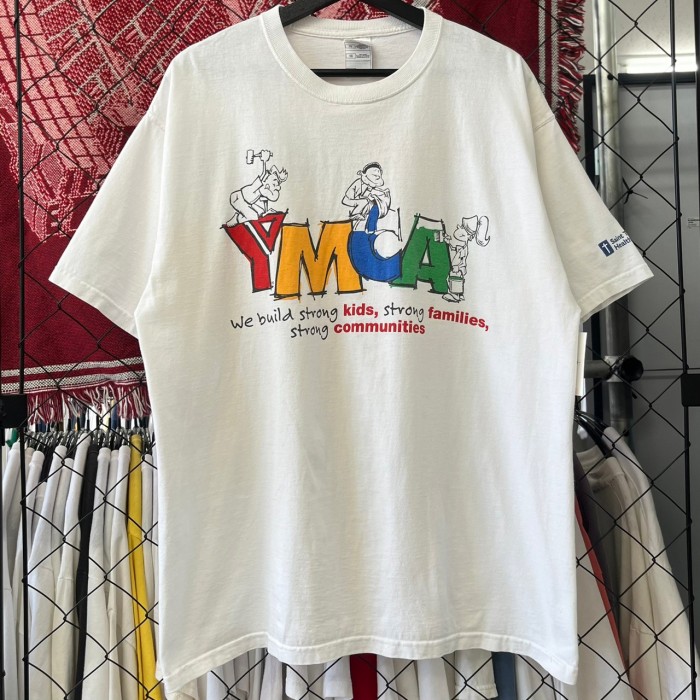 YMCA デザインTシャツ 両面プリント XL 古着 古着屋 埼玉 ストリート