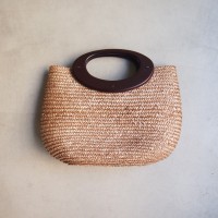 wood handle basket bag | Vintage.City 빈티지숍, 빈티지 코디 정보