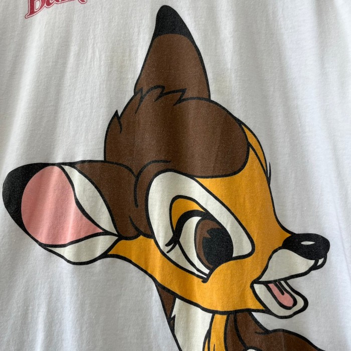 90s ディズニーヴィンテージ バンビ キャラクター系 半袖Tシャツ