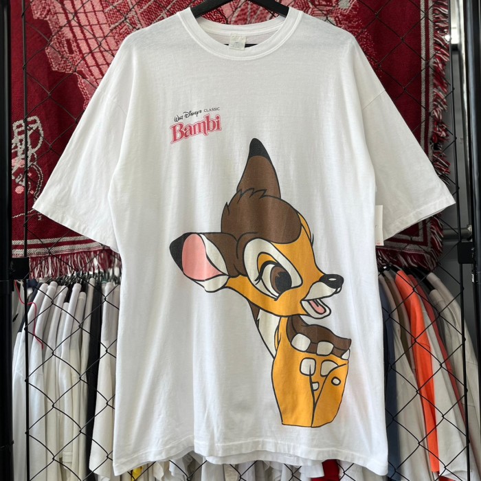 90s ディズニーヴィンテージ バンビ キャラクター系 半袖Tシャツ