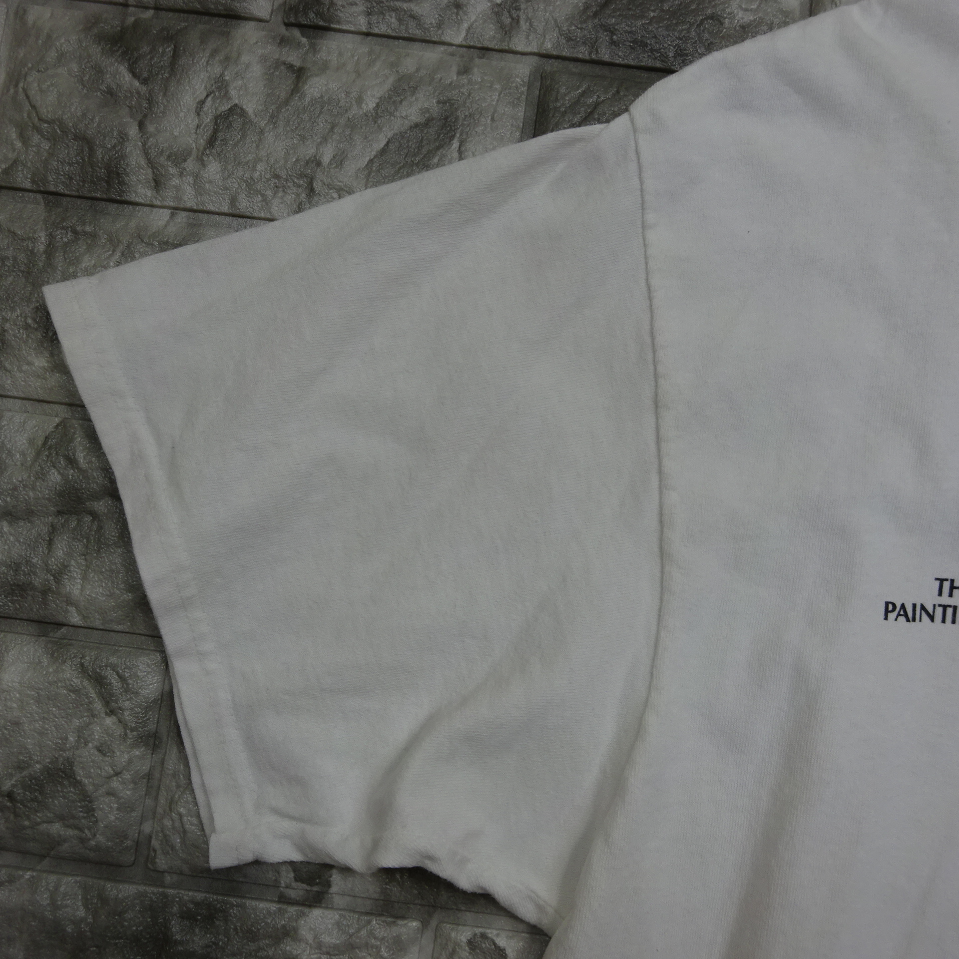 00s デルタ 半袖Tシャツ 2XL ホワイト バックプリント バイク 胸ポケ 