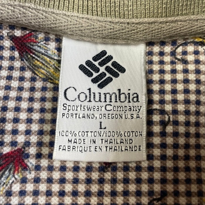 90年代 Columbia コロンビア フライフック フライフィッシング チェック 総柄ポロシャツ メンズL | Vintage.City 古着屋、古着コーデ情報を発信