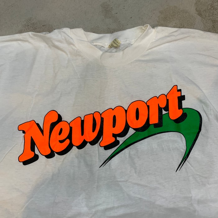 L 90s Newport ビンテージ Tシャツ タバコ デッドストック USA