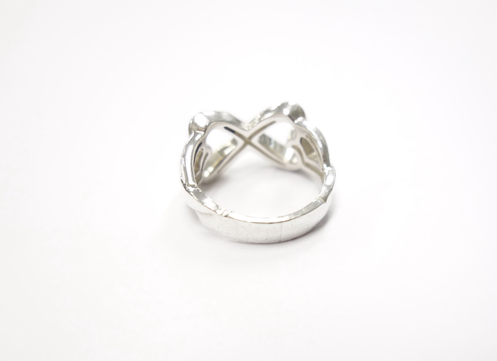 Tiffany & Co ティファニー オープンハート リング 指輪 silver925 13 