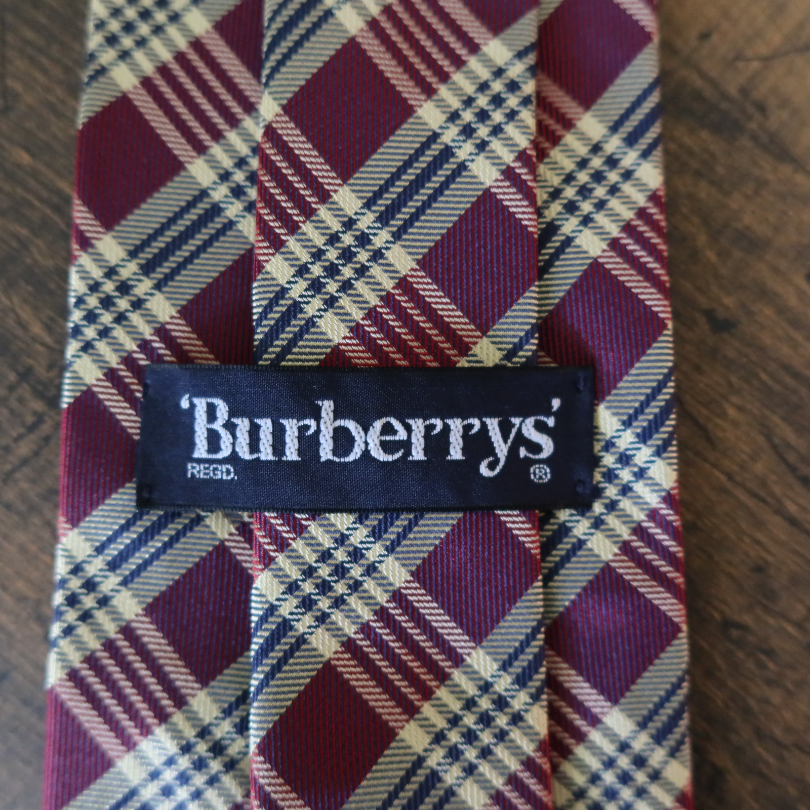Vintage☆Burberrys バーバリーズ Neck Tie ネクタイ チェック シルク 