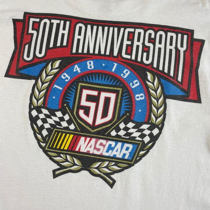 90年代 NASCAR ナスカー バックプリント レーシングTシャツ メンズXL ...
