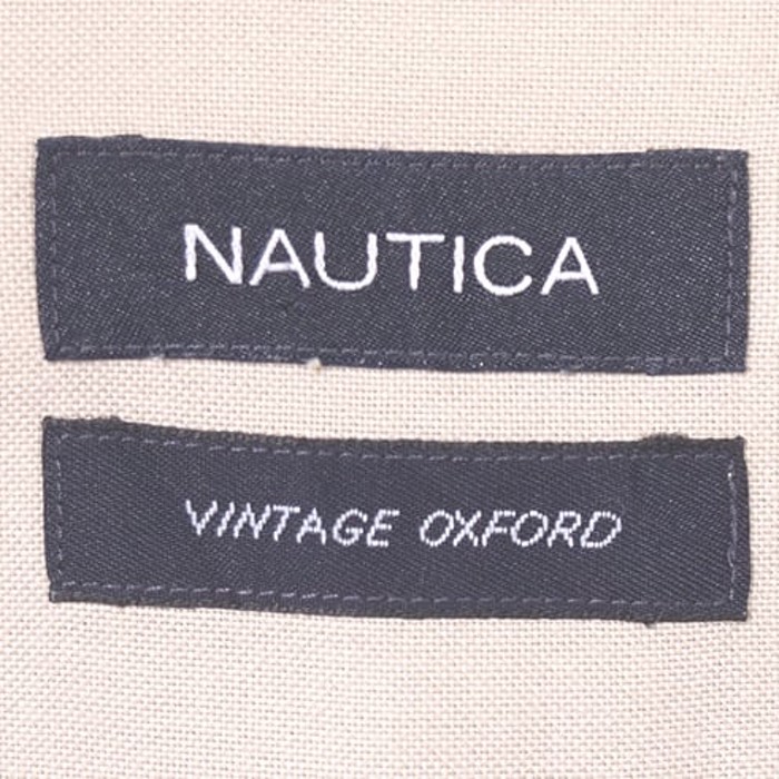 ノーティカ ヴィンテージオックスフォード コットン BDシャツ 長袖シャツ ベージュ 無地 メンズXL相当 NAUTICA 古着 @CA0746 | Vintage.City Vintage Shops, Vintage Fashion Trends