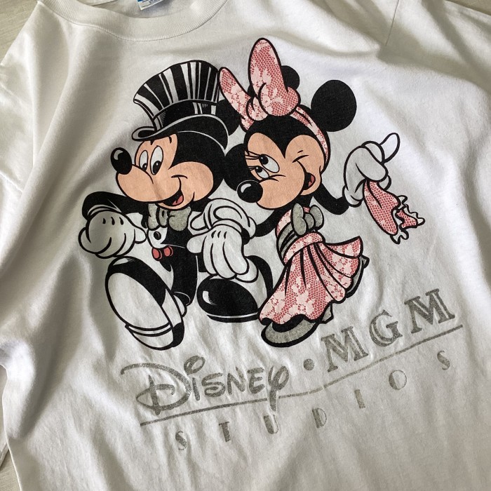 USA製 90's Disney/ディズニー ミッキーTシャツ ミニーTシャツ キャラT 