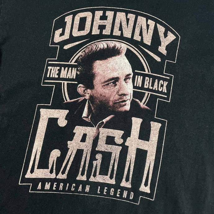 JOHNNY CASH ジョニー キャッシュ フォトプリント バンドTシャツ