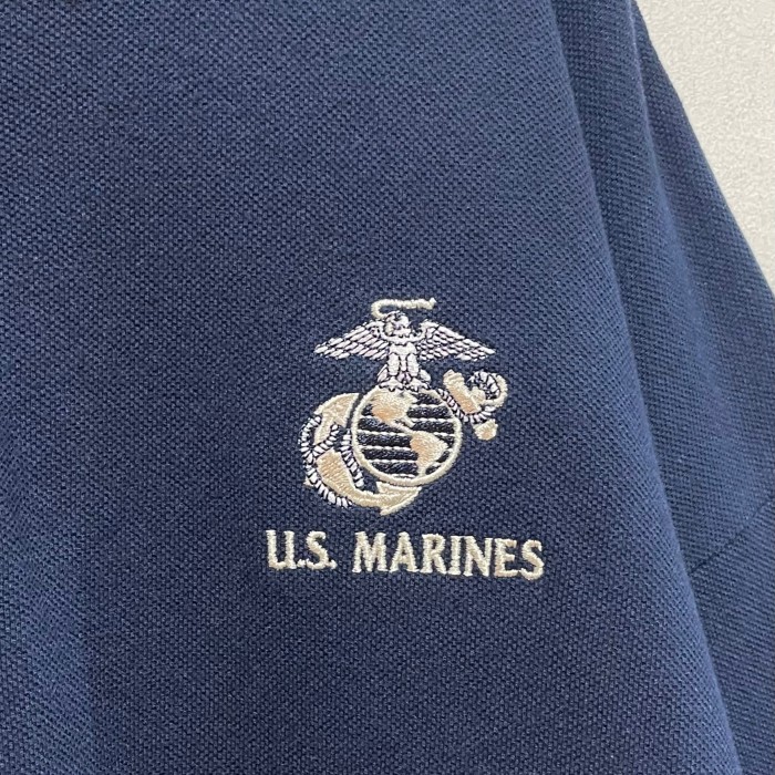 “U.S.MARINES” S/S One Point Polo Shirt | Vintage.City 古着屋、古着コーデ情報を発信