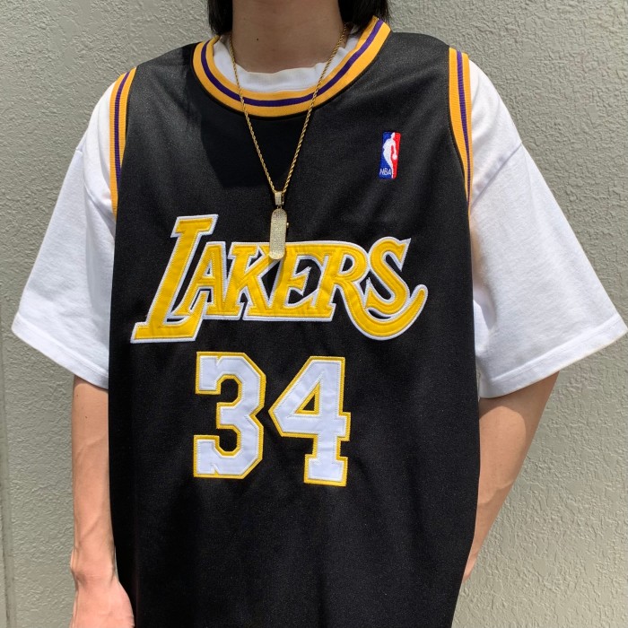 USA製 NBA ロサンゼルスレイカーズ シャキールオニール チーム系 ...