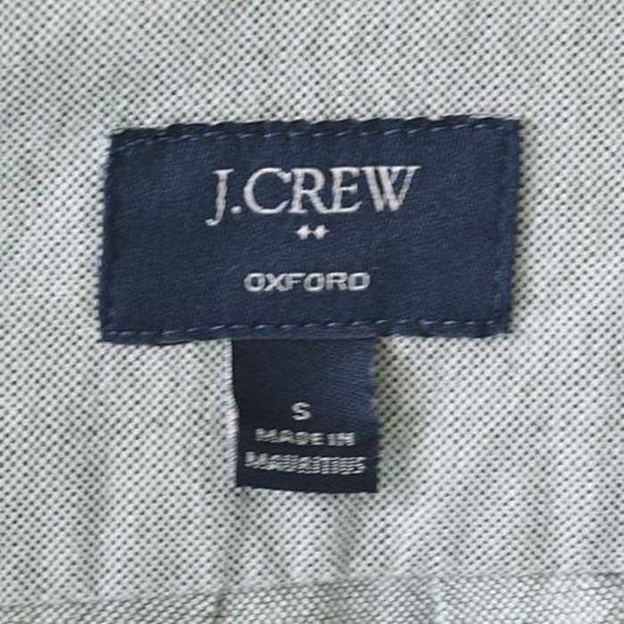 J.CREW オックスフォード コットン 長袖シャツ BDシャツ ボタンダウン スリムフィット メンズS Ｊクルー 古着 @CA0435 | Vintage.City 古着屋、古着コーデ情報を発信